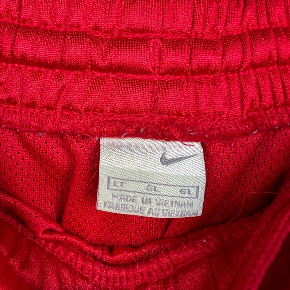 Nike Air Men’s Red Reflective Drawstring Sweatpants with Pockets Size Large Tall - Picture 6 of 7